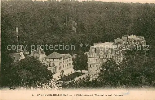 Bagnoles de l_Orne Etablissement Thermal a vol d oiseau Bagnoles de l_Orne