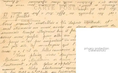 Vic sur Cere Vue generale Vic sur Cere