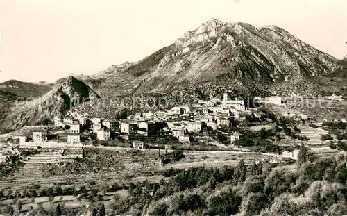 AK / Ansichtskarte Levens_Alpes Maritimes Station Estivale Vue generale et le Mont Vial Levens Alpes Maritimes