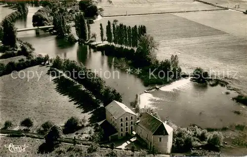 AK / Ansichtskarte Yzeures sur Creuse Moulin de St Maurice Vue aerienne Yzeures sur Creuse