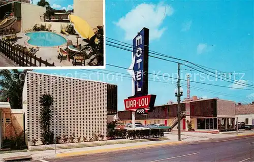 AK / Ansichtskarte New_Orleans_Louisiana War Lou Motel Swimming pool 
