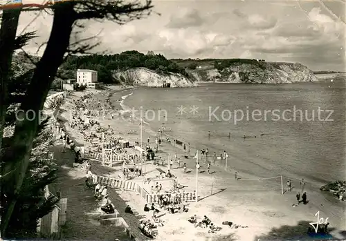 AK / Ansichtskarte Morgat par Crozon Vue generale de la grande plage Morgat