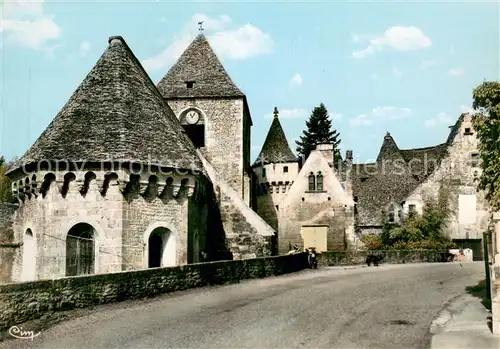 AK / Ansichtskarte Saint Genies Eglise et le Chateau Saint Genies