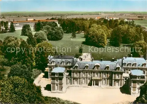 AK / Ansichtskarte Neufmoutiers en Brie Le Chateau Vue aerienne Neufmoutiers en Brie