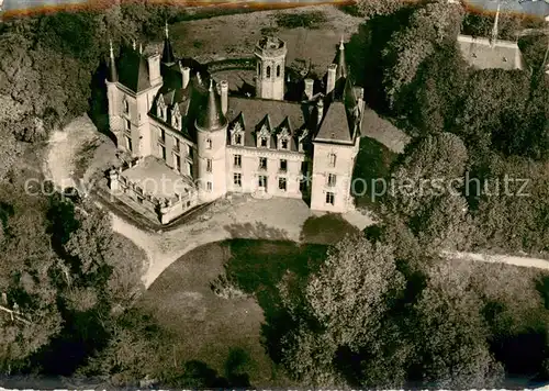 AK / Ansichtskarte Louestault Chateau de Fontenailles Vue aerienne Louestault