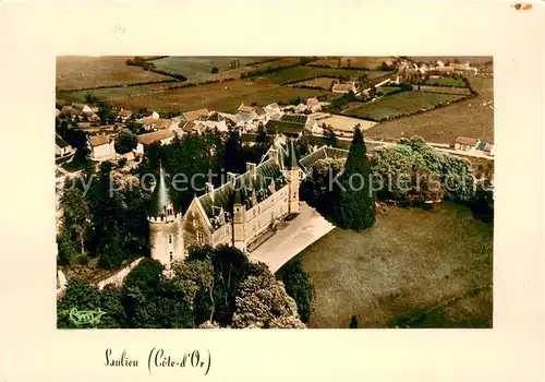 AK / Ansichtskarte Thoisy la Berchere Vue aerienne du Chateau Thoisy la Berchere