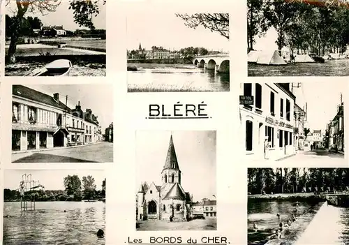 AK / Ansichtskarte Blere Vue densemble Les Bords du Cher Blere
