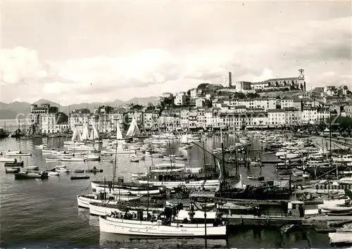 AK / Ansichtskarte Cannes_Alpes Maritimes Vue generale Le Port Cannes Alpes Maritimes