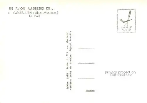 AK / Ansichtskarte Golfe Juan Le Port Golfe Juan