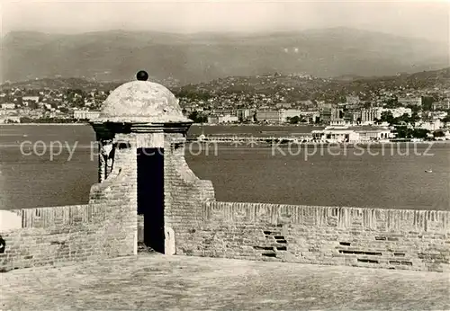 AK / Ansichtskarte Ile_Sainte Marguerite La Terrasse de Bazaine et lEchauguette des Sentinelles au fond Cannes Ile_Sainte Marguerite