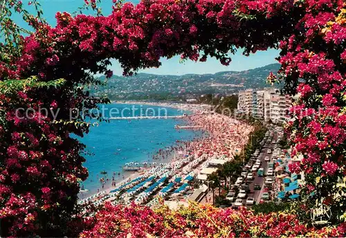 AK / Ansichtskarte Juan les Pins Avenue Guillaumont et la plage Juan les Pins
