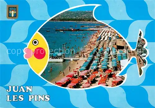 AK / Ansichtskarte Juan les Pins La plage Juan les Pins