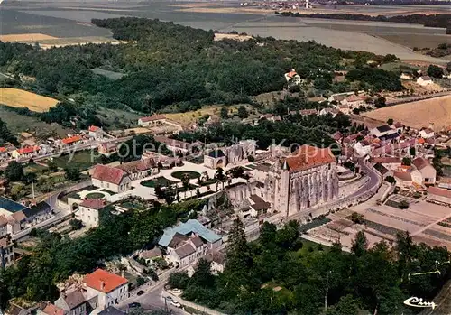 AK / Ansichtskarte Chateau Landon Vue generale aerienne  Chateau Landon