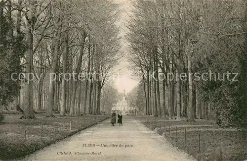 AK / Ansichtskarte Flers_Orne Une allee du parc Flers_Orne