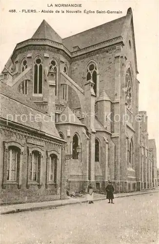 AK / Ansichtskarte Flers_Orne Abside de la Nouvelle Eglise Saint Germain Flers_Orne