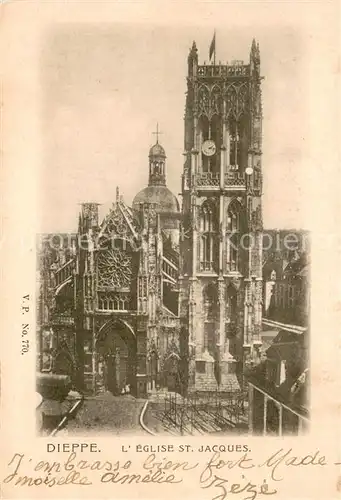AK / Ansichtskarte Dieppe_76 Eglise St Jacques 