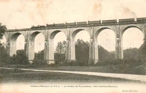 AK / Ansichtskarte Chateau Renault Le Viaduc de Villedomer Chateau Renault