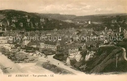 AK / Ansichtskarte Etretat Vue generale Etretat