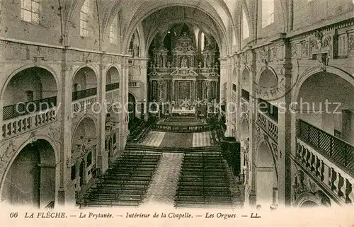 AK / Ansichtskarte La_Fleche Le Prytanee Interieur de la Chapelle Les Orgues La_Fleche