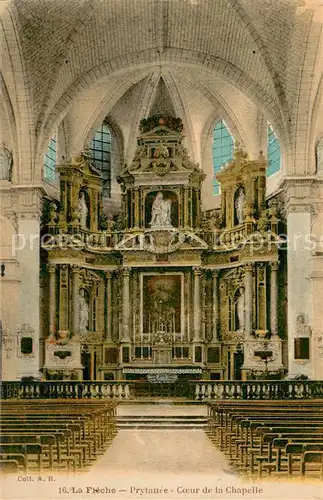 AK / Ansichtskarte La_Fleche Prytanee Coeur de la Chapelle La_Fleche