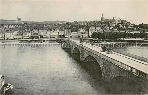 AK / Ansichtskarte Joigny_Yonne Pont sur l Yonne vue generale Joigny Yonne