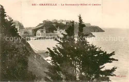 AK / Ansichtskarte Granville_Manche Normandy Hotel et le casino Granville_Manche