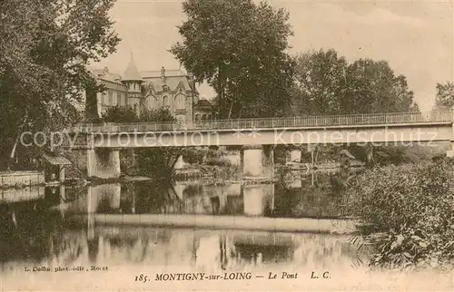 AK / Ansichtskarte Montigny sur Loing Le pont Montigny sur Loing