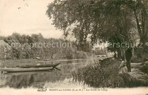 AK / Ansichtskarte Moret sur Loing Les bords du Loing Moret sur Loing