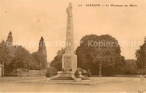 AK / Ansichtskarte Alencon Monument aux Morts Kriegerdenkmal Alencon