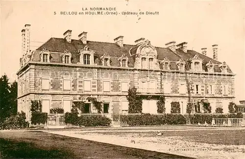 AK / Ansichtskarte Bellou en Houlme Chateau de Dieufit Schloss Bellou en Houlme