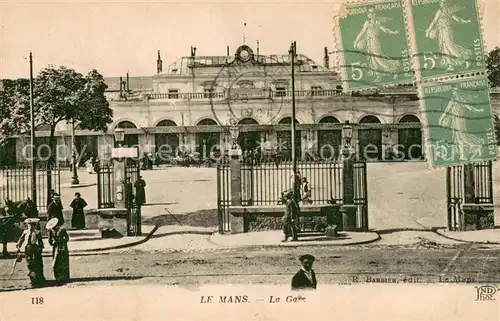 AK / Ansichtskarte Le_Mans_Sarthe La Gare Le_Mans_Sarthe