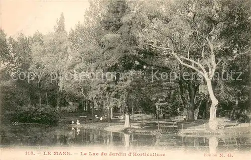 AK / Ansichtskarte Le_Mans_Sarthe Le Lac du Jardin d Horticulture Le_Mans_Sarthe