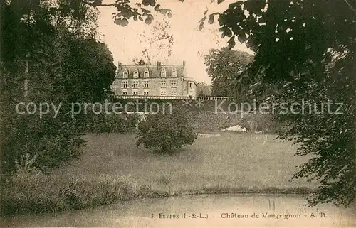 AK / Ansichtskarte Esvres Chateau de Vaugrignon Esvres