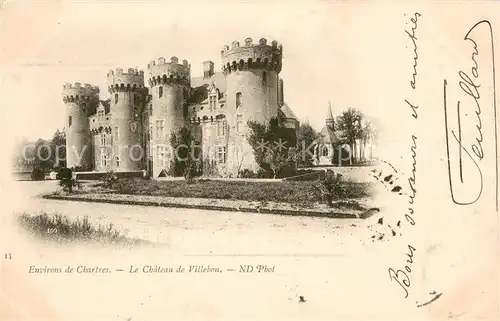 AK / Ansichtskarte Villebon Le Chateau de Villebon Villebon