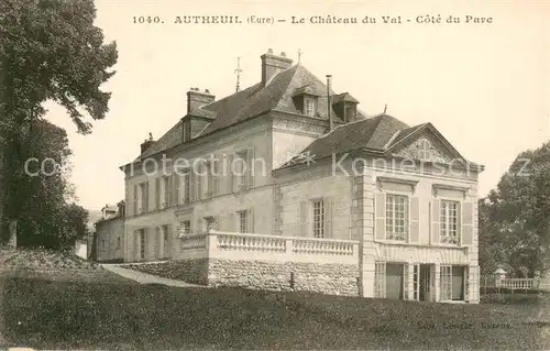 AK / Ansichtskarte Autheuil_d_Eure et Loir Le Chateau du Val Cote du Parc Autheuil_d_Eure et Loir