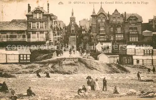 AK / Ansichtskarte Onival_sur_Mer Avenue du Grand Hotel prise de la Plage Onival_sur_Mer