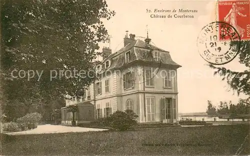 AK / Ansichtskarte Montereau sur le Jard Chateau de Courbeton Montereau sur le Jard