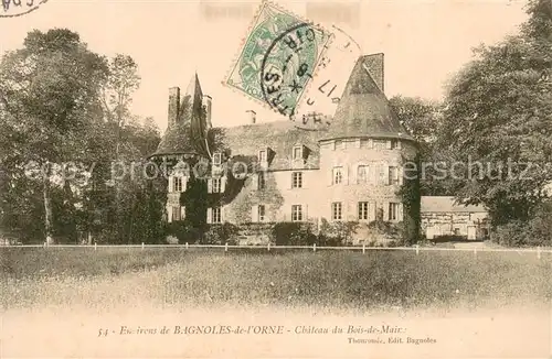 AK / Ansichtskarte Bagnoles de l_Orne Chateau du Bois de Maine Bagnoles de l_Orne