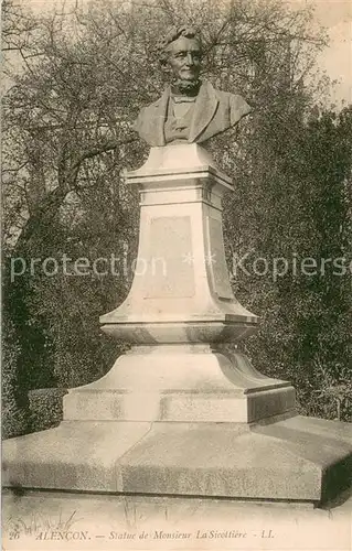 AK / Ansichtskarte Alencon Statue de Monsieur La Sicottiere Alencon