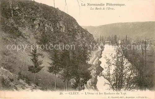AK / Ansichtskarte Clecy Orne et les Rochers du Vay Clecy