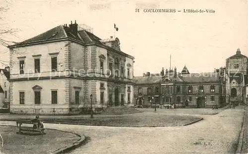 AK / Ansichtskarte Coulommiers Hotel de Ville Coulommiers