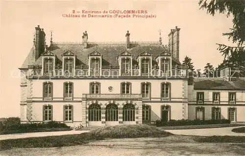 AK / Ansichtskarte Coulommiers Chateau de Dammartin Facade Principale Coulommiers