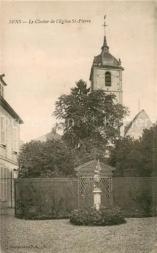 AK / Ansichtskarte Sens_89 Le Clocher de lEglise St Pierre 