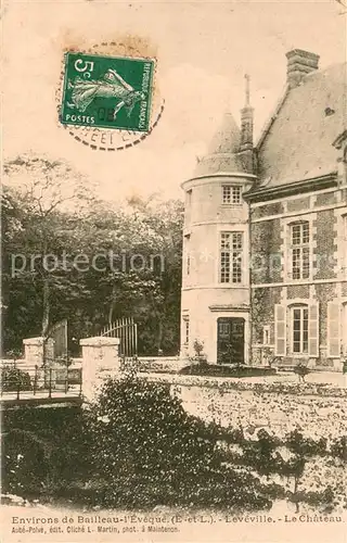 AK / Ansichtskarte Bailleau l_Eveque Leveville Le Chateau Bailleau l_Eveque