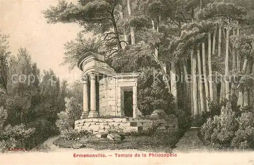 AK / Ansichtskarte Ermenonville Temple de la Philosophie Ermenonville