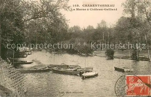 AK / Ansichtskarte Charentonneau La Marne a Chateau Gaillard 