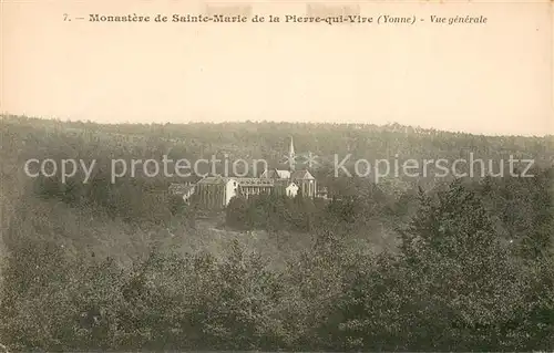 AK / Ansichtskarte La_Pierre qui Vire Monastere de Sainte Marie Vue generale La_Pierre qui Vire