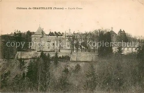 AK / Ansichtskarte Chastellux sur Cure Chateau de Chastellux Facade Ouest Chastellux sur Cure