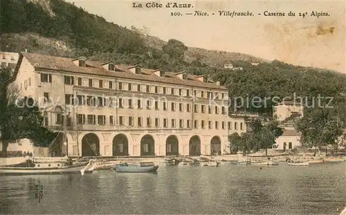 AK / Ansichtskarte Villefranche sur Mer Caserne du 24e Alpins Villefranche sur Mer