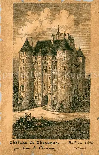 AK / Ansichtskarte Chevenon Chateau de Chevenon Chevenon